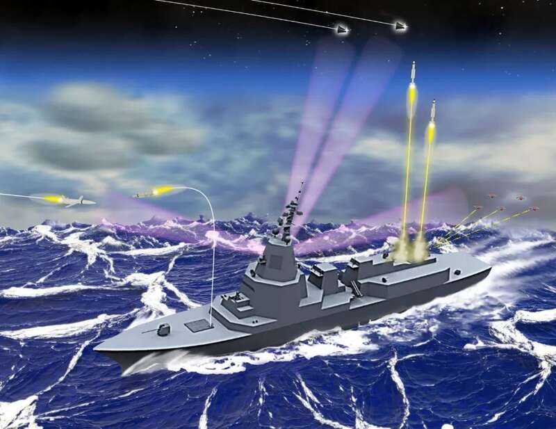 日本防卫省公布的新型宙斯盾级护卫舰概念图